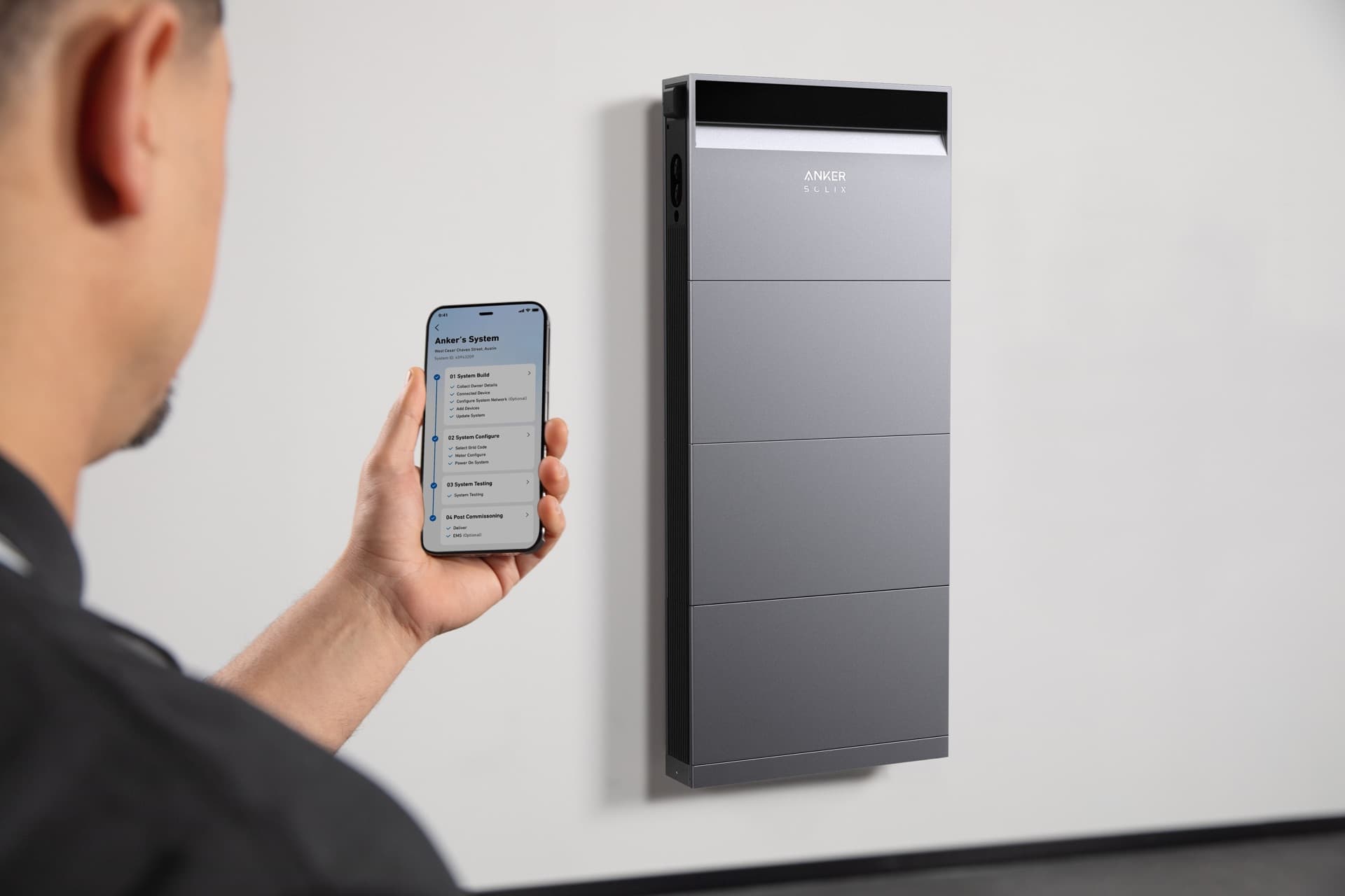 Anker SOLIX X1 — Installation per App